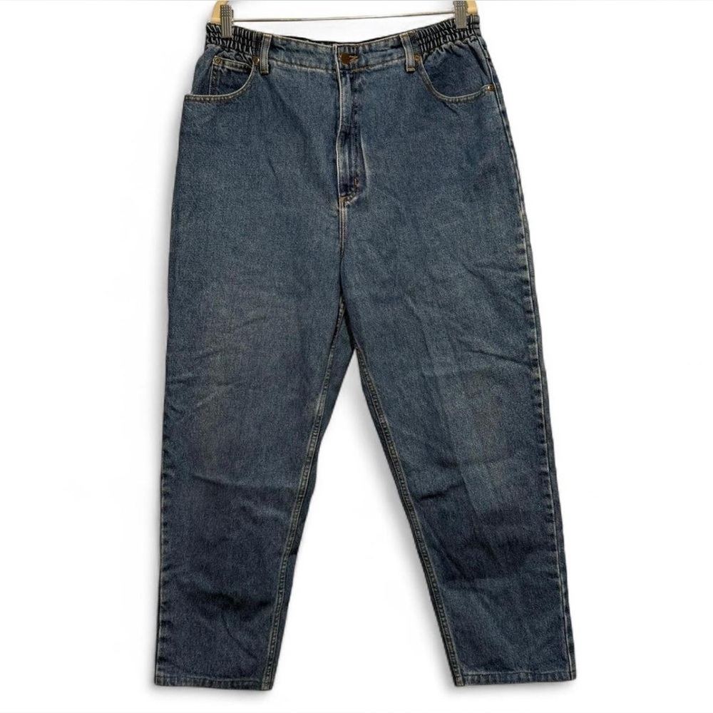L.L. Bean Jeans Relaxed Straight Leg Comfort Waist, Plus Size 16, Y2K/Vintage